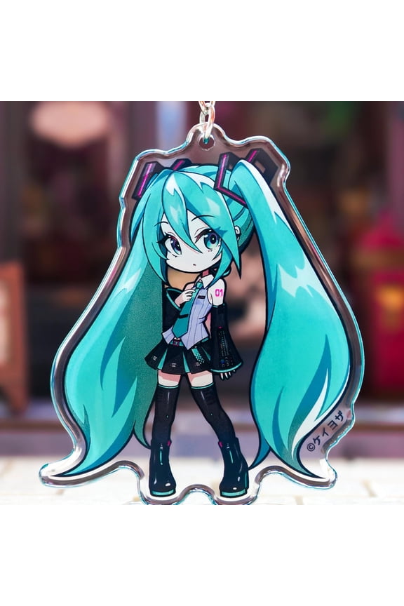 Hatsune Miku V6 - 3 Rounded Acrylic Keychain" (1 keychain)
