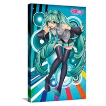 Hatsune Miku - Whisper Canvas Wall Poster, 14.725" x 22.375"