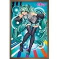 thumbnail image 1 of Hatsune Miku - Whisper Wall Poster, 14.725" x 22.375", Framed, 1 of 5