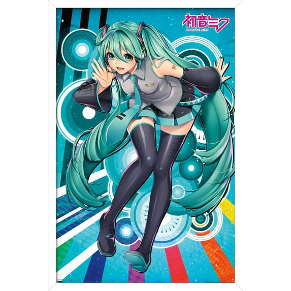 Hatsune Miku - Whisper Wall Poster, 22.375" x 34", Framed
