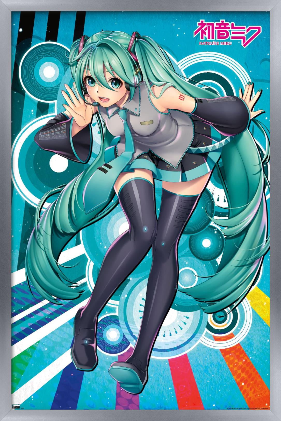 Hatsune Miku - Whisper Wall Poster, 22.375" x 34", Framed