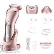 Hatteker Electric Shaver for Women Lady Epilator Electric Razors Kit Hair Remover for Face Armpit Bikini Trimmer