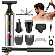 Hatteker Hair Clipper 4-in-1 Kit Mens Razor Nose and Ear Trimmer Cordless Hair Clipper Waterproof LED Display