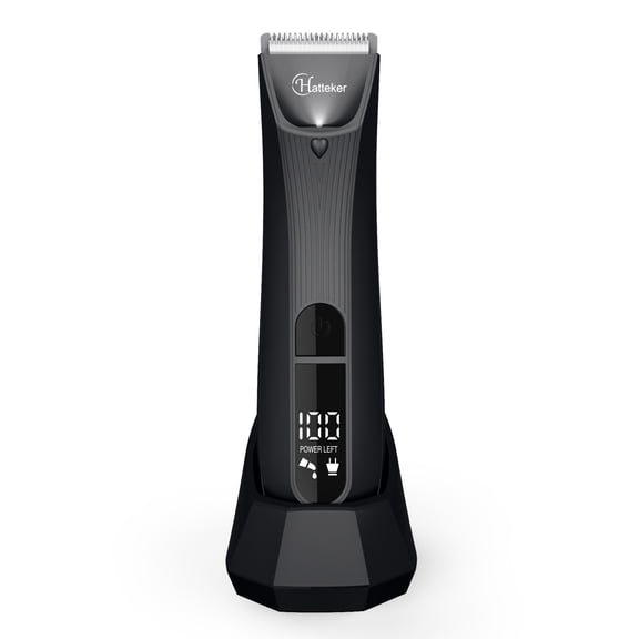 Hatteker Men's Trimmer Suitable for Full-Body Hair LED Display Waterproof