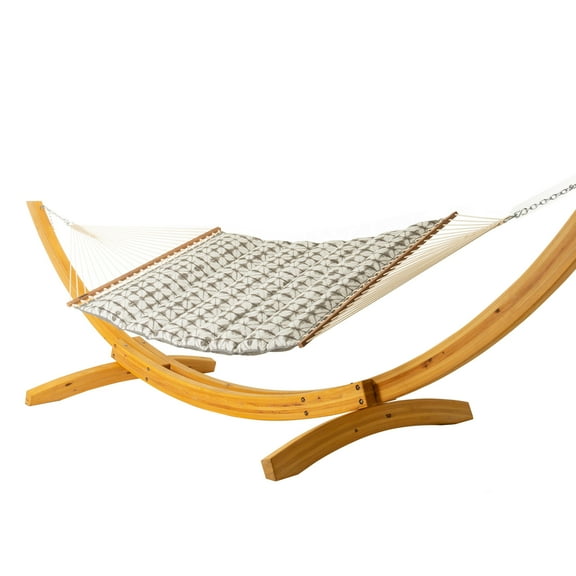Hatteras Hammocks 13 ft L x 55 in W Pillowtop Hammock - Midori Stone