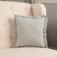thumbnail image 1 of VHC Brands Hatteras Bedding Accessory, Pillow 12x12, Blue, 1 of 4