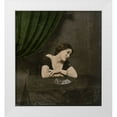 thumbnail image 1 of Hattori, Fuyuki 26x28 White Modern Wood Framed Museum Art Print Titled - Photographer Unknown Qa Card-Divining Victorian Ladyq, 1 of 4