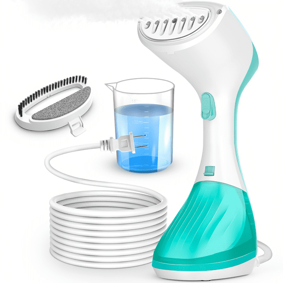 Hattyroom 1300W Fast Heat-Up Garment Steamer  20s Warm-Up, 260ML Water Tank, Powerful Wrinkle Remover for Home, Dorm, and Travel