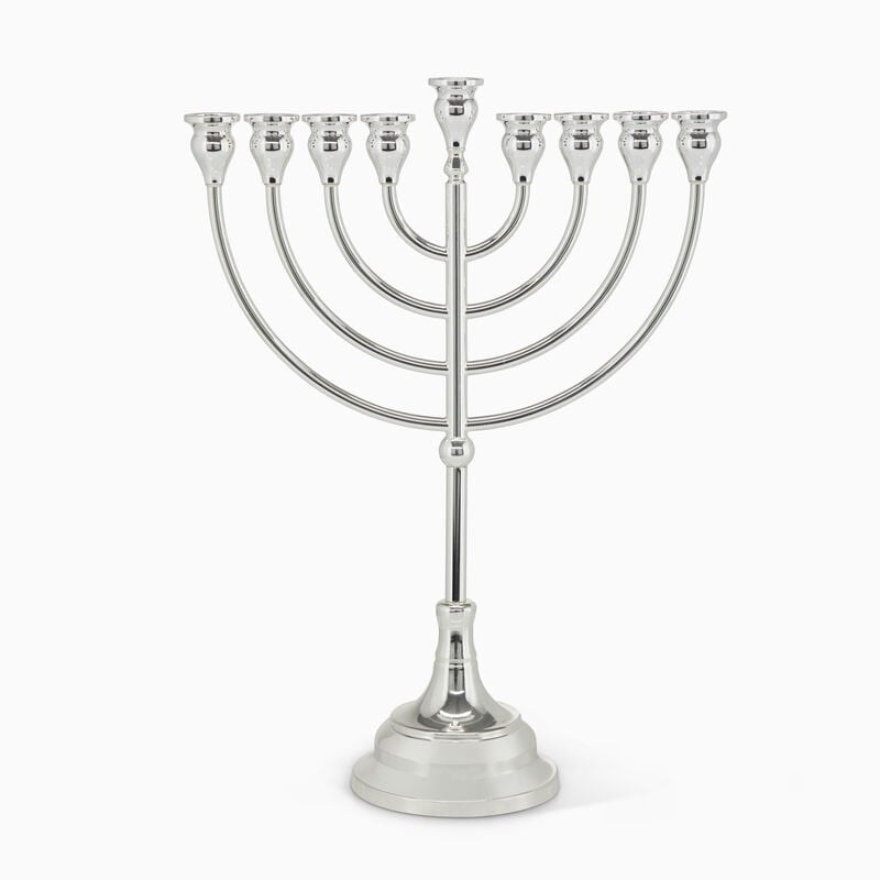 Hatzorfim Menorah Silver-Plated