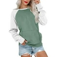 thumbnail image 1 of Hauaitttt 2023 Women's Hoodless Pullover Hatless Sweatershirt Sports Casual Top Letter Printing Color Half Hoodies Women Jacket Womens Fashion Winged Sweater Women Distressed Sweatshirt Blouse Top, 1 of 3