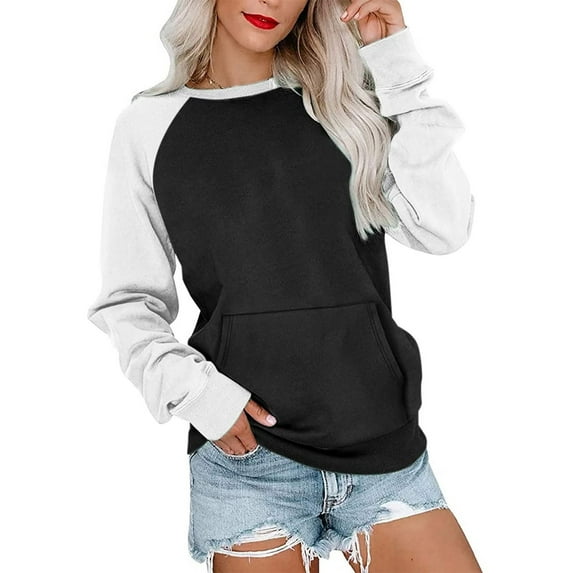 Hauaitttt 2023 Women's Hoodless Pullover Hatless Sweatershirt Sports Casual Top Letter Printing Color Half Hoodies Women Jacket Womens Fashion Winged Sweater Women Distressed Sweatshirt Blouse Top