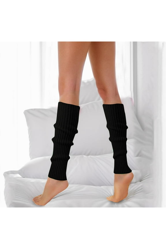 80s 90s Leg Warmers for Women Neon Ribbed Leg Socks Stylish Accessories Colorful Fluorescent Wool Knitted Sock Sleeves Seamless Socks for Women Socks Women 20 Turning Socks Extra Wide Socks