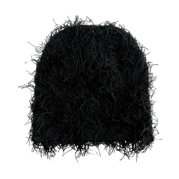 Hauaitttt Autumn/Winter Outdoor Fashion Hat Knit Solid Color Woolen Hat Hop Head Warm Woolen Hat Men Hats for Winter Hat Leather Hats Hats Winter Gear Hat Men Winter 701 Hat Cold Weather Gear for Men