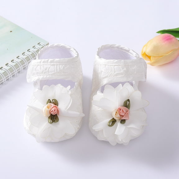 Hauaitttt Baby Shoes Fashionable Pattern Cute Flower Decoration Hook Loop Lightweight Walking Shoes Toddler Shoe Size 4 Size 8 Toddler Shoes Boys Boys Shoes Size 1 Shoes Kids Big Kids Shoes Size 8