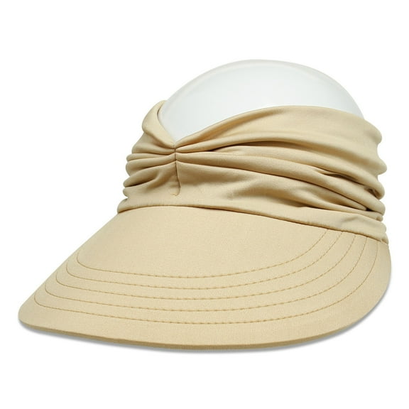 Hauaitttt Beach Sun Visor Women's Sun Hat Women's Outdoor Sports Hat Pong Hats Womens Beach Visor Sunshade Hat Ladies Hats and Caps for Summer Womens Floppy Hat with Bow Swim Hat Men Calf Hair Hat