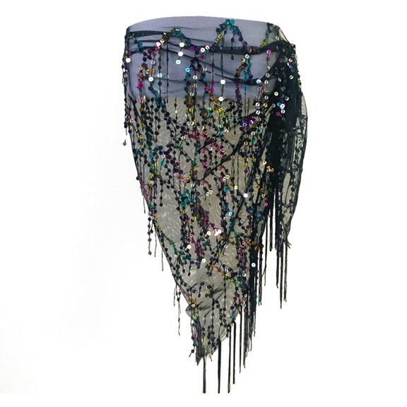 Hauaitttt Belly Dance Waist Chain Women Training Clothing Scarf Beginner Triangle Scarf Tassel Belt Waist Seal Leather Mens Dress Belt Boar Belt Buckle 38 Belt Mens Natural Leather Belt Belt Pants