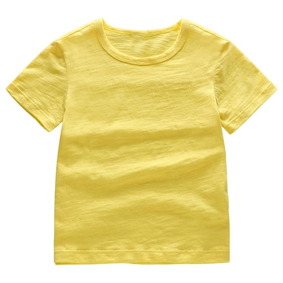 Hauaitttt Boys Tops Soft Breathable Short Sleeve T Shirt for Kids Casual Round Neck Tee Comfortable Everyday Wear for Boys 1 14 Years Tops for Baby Boy 12 Months Color Kid under Shirt 4t Outfits Boys