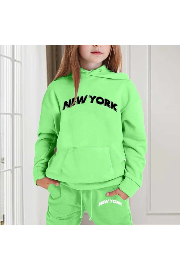 Child Toddler Boys Girls Long Sleeve Solid Warm Hoodie Pullover Tops Pants Kids Outfits Sweat Suit Baby Items Boys Girl Baby Blanket Bow Girl Kids Pants Hoodies Girls 14 16 Toddler Set