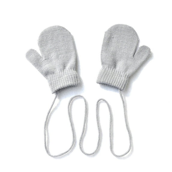 Hauaitttt Children Winter Warm Solid Knitted Cute with String Gloves Gloves Mittens Women Cold Weather Mittens for Women Cold Weather Heated Winter Gloves Mittens for Women Cold Weather Mittens for
