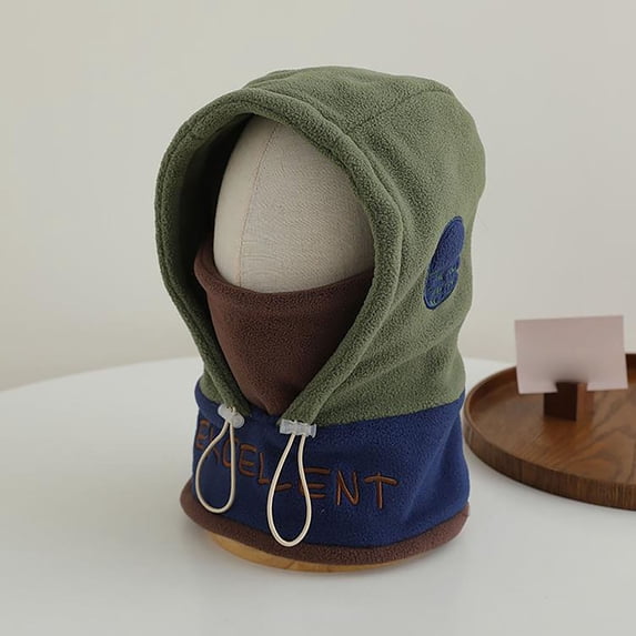 Hauaitttt Children's Winter Warm Windproof Ear Protective Hats Men's and Women's Thick Hats Bib Body Hat Thermal Hats for Men Winter Gear Hat with Goggles Winter Thermal Hat with Glasses Man Hat