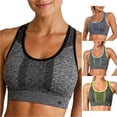 thumbnail image 1 of Hauaitttt Comfortable Everyday's Sports Tank Top Bra for and Breathability with Seamless Design Big Bra, 1 of 4