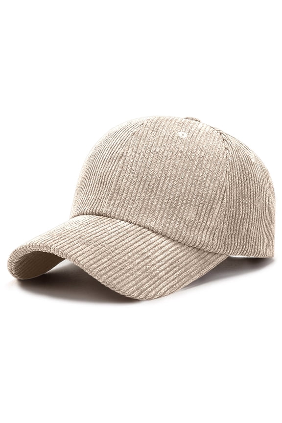 Corduroy Baseball Cap for Men and Women Stylish Casual Sun Hat Versatile Soft Texture Sunshade Cap Cape Cod Winter Hat Low Hats Outdoor Hats Polyester Hat Gaming Hat G35 Hat Hat Storage for