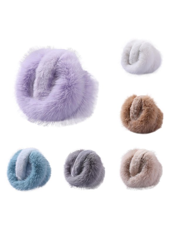Ear Winter Women Girls Cute Earmuffs Ear Warmers Soft Ear Outdoor Headband Winter Hear Earmuffs for Sleep Head Band for Ears Earmuffs for Women behind The Head Earmuffs Headphone Earmuffs