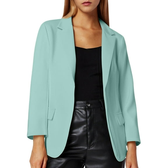 Hauaitttt Elegant Pure Color Long Sleeve Open Cardigan Women's Lightweight down Coat Coats for Women Ladies Lightweight Winter Jacket Light Trench Coat Women Winter Wool Jacket Fit Flare Long Coat
