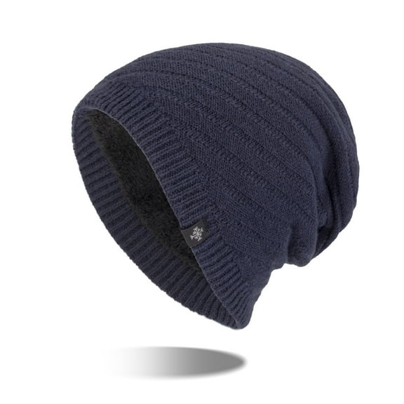 Hauaitttt Fashion Couples Women Men Sport Style Solid Stripe Keep Warm Winter Outdoor Knitted Hats Rabbit Ears Hat Men Trainman Hat Hat Men Leather Winter Toboggan Men Mens Cold Weather Caps Winter