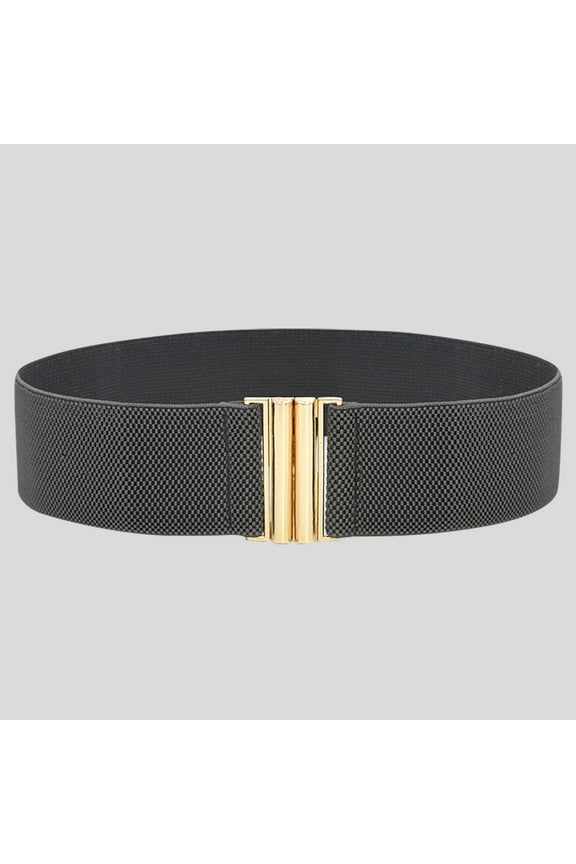 Fashion Lady Wide Belts Women Wide Elastic Belt Buckle Waist Dress Stretch Belts for Men Thick Wide Leather Woodsman Belt Wide Leather Belts Buckskin Belt Dark Belt Men MenCowboy Belt