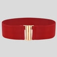 thumbnail image 1 of Hauaitttt Fashion Lady Wide Belts Women Wide Elastic Belt Buckle Waist Dress Stretch Belts for Men Thick Wide Leather Woodsman Belt Wide Leather Belts Buckskin Belt Dark Belt Men MenCowboy Belt, 1 of 1