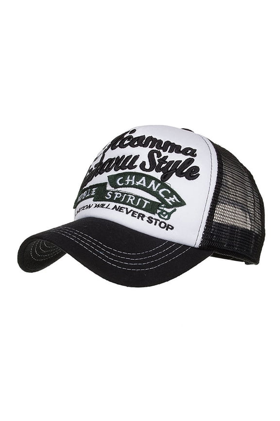 Fashion Women Men Adjustable Applique Embroidery Baseball Cap Hat Mesh Cap Shade Kitchen Baseball Cap Hat Organizer for Baseball Caps Wall Mount Bra Hat Small Fitted Hats for Men Baseball