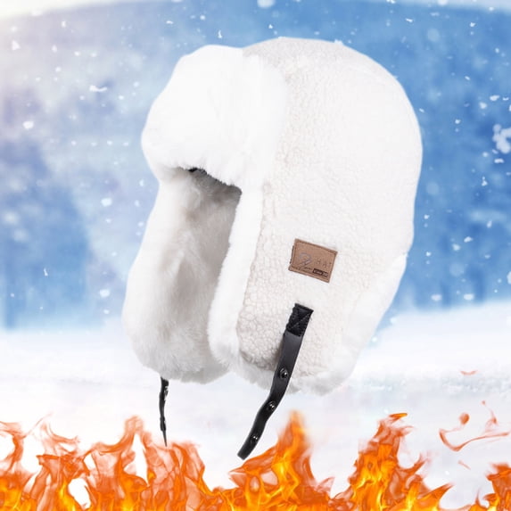 Hauaitttt Fashion Women Men Sport Style Solid Keep Warm Winter Outdoor Cycling Windproof Ear Hats Hat for Men Winter Hat Holder Car Hats for Winter Men MenHats Winter Scuttle Hat Frock Plaid Hats