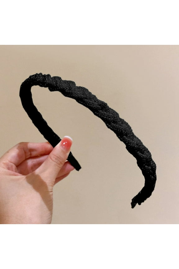 Fashionable Headband for Women Non Hair Band Stretchable Head Wrap for Daily Use Comfortable Hair Accessories for All Seasons Thin Athletic Headbands 90s Male Hairband Womens Knotted