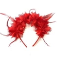 thumbnail image 1 of Hauaitttt Feather Headband for Parties Festivals Stage Performances and Celebrations – Accessories for Women and Girls Boys Sweat Bands Head Stylish Headbands for Men Sweat Band Headband for Women, 1 of 3