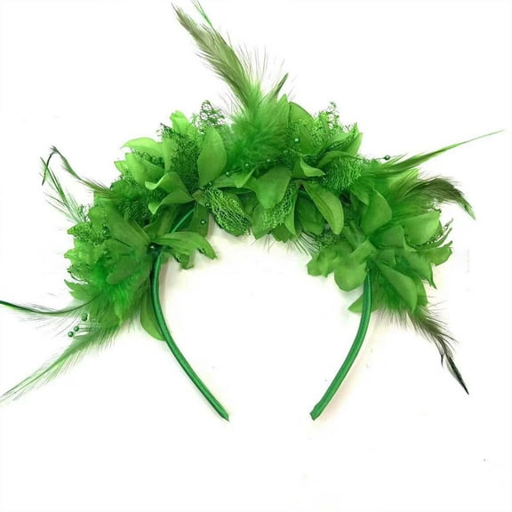 Hauaitttt Feather Headband for Parties Festivals Stage Performances and Celebrations – Accessories for Women and Girls Boys Sweat Bands Head Stylish Headbands for Men Sweat Band Headband for Women