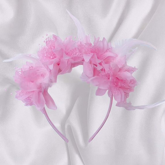 Hauaitttt Feather Headband for Parties Festivals Stage Performances and Celebrations – Accessories for Women and Girls Boys Sweat Bands Head Stylish Headbands for Men Sweat Band Headband for Women