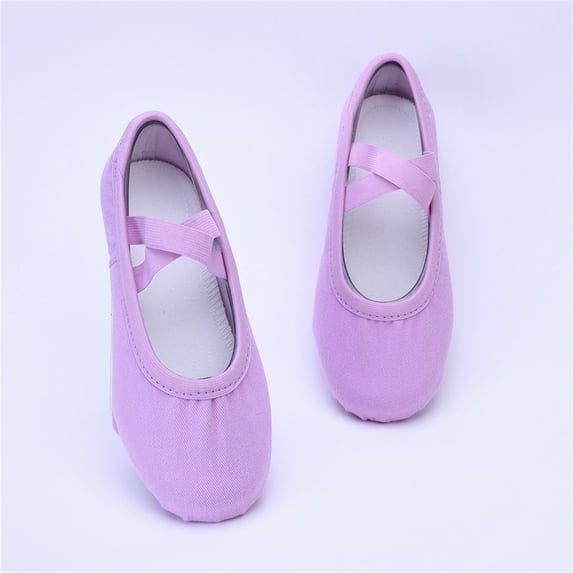 Hauaitttt Girls Soft Sole Ballet Dance Shoes for Practice On Lightweight Sneakers Flexible Gym Shoes for Toddler Kids Shoes for Girls Size 2 Youth Tennis Shoes Kids Shoes Size 1 Toddler Girls Girl