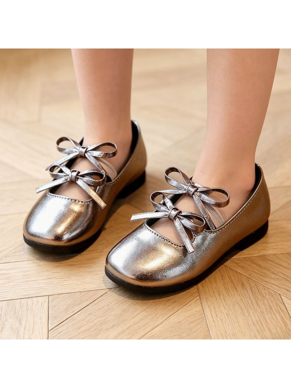 Girls Summer Sandals with Bow Soft Sole Casual Dance Performance Shoes for Toddlers and Kids Sandals Size 8 Toddler Girl Summer Shoes Kids Sports Shoes Girls Slides for Kids Shoes Girls