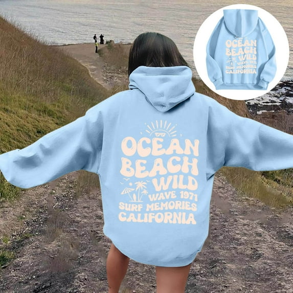 Hauaitttt Hoodies for Women Word Graphic Sweatshirts for Women Vintage Hoodie Trendy Sweatshirts Preppy Clothes Long Sleeve Sweatshirt Tops Winter Hoodie Women Hoodies Him Sweater Women Zipper Womens