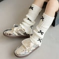 thumbnail image 1 of Hauaitttt Kids Leg Warmers Knitted Leg Warmers Loose Socks Knee High Leg Warmers for Girls Kids Soft Socks Kids Socks Youth Tall Socks A Socks Apparel Kids Socks 8 12 Toddler Boy Long Socks Kids Sock, 1 of 4