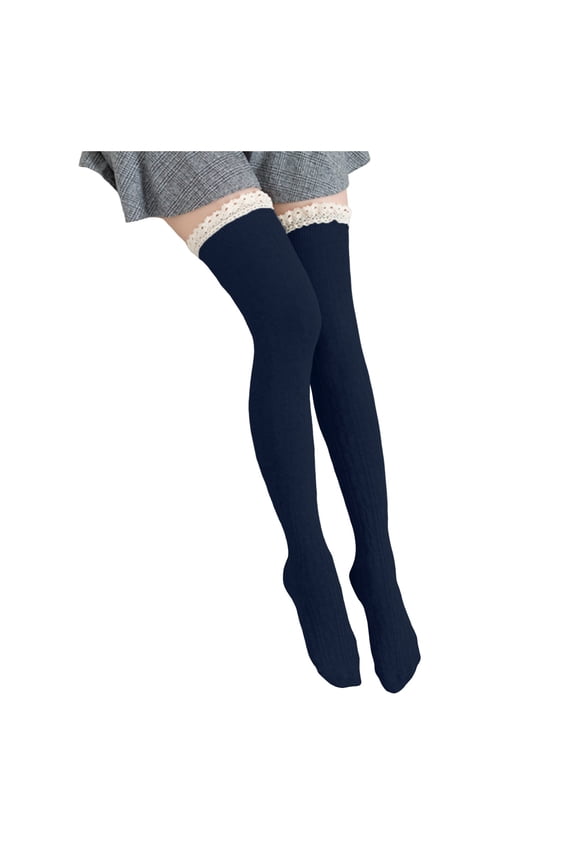 Knit Solid High Women Splice Lace Socks Stocking Stocks Long Socks Are You Nasty Shorts Panic Heart Thigh High Tights Ringleader Boots Garter Belt Pantyhose Tights Women High Waist Tights