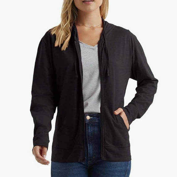 Hauaitttt Knitted Full Zip Hoodie with Slit Pockets Classic Hoodie Style Sporty Hoodies for Women Zip up Womens Fall Clothes Casual Women Hoodie Sweatshirts Winter Hoodie Women Womens Hoodie Full Zip