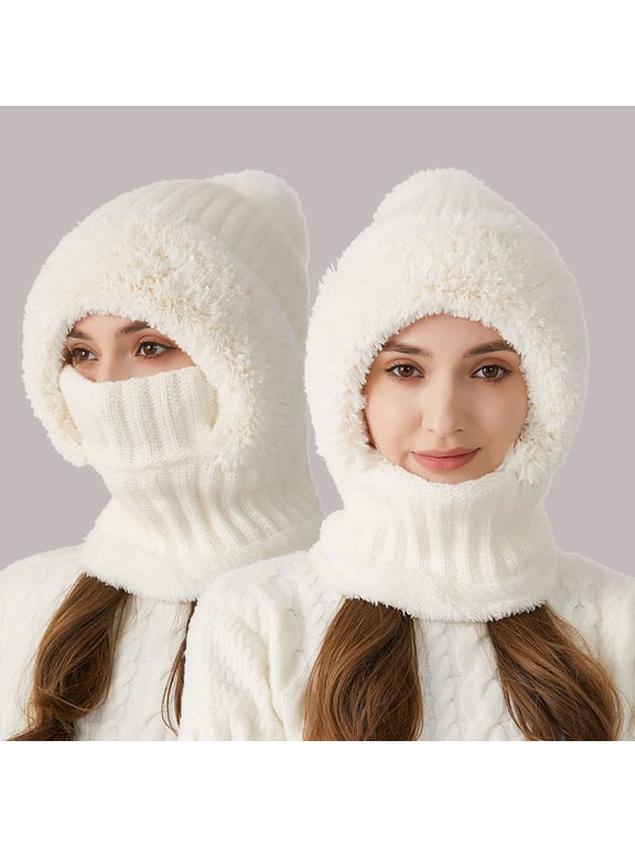 Knitted Hat Winter Cycling Windproof Warm Cap Winter Hats Warm Winter Plain Knit Hat Night Cap Men Hats Hats Mens Winter Hat Large Head Clam Winter Hat Winter Cap Men Trapper Hat Boy