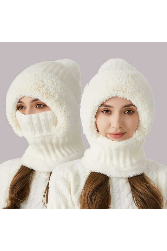 Knitted Hat Winter Cycling Windproof Warm Cap Winter Hats Warm Winter Plain Knit Hat Night Cap Men Hats Hats Mens Winter Hat Large Head Clam Winter Hat Winter Cap Men Trapper Hat Boy