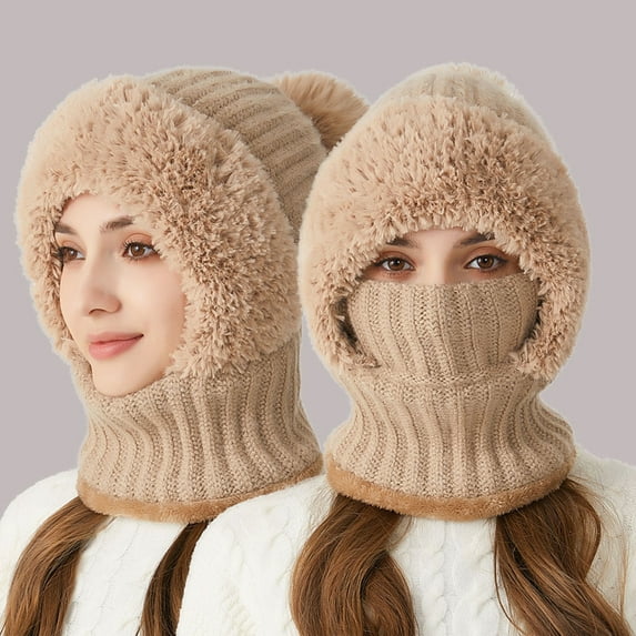 Hauaitttt Knitted Hat Winter Cycling Windproof Warm Cap Winter Hats Warm Winter Plain Knit Hat Men Hats for Winter Warm Gear for Men Hats Men Mens Cold Weather Hat G Stone Winter Hat Flannel Hat for