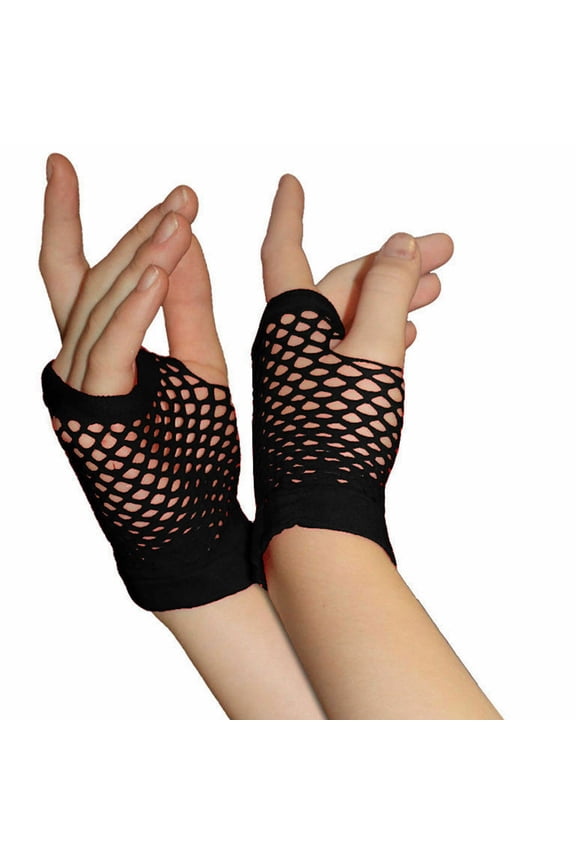 Ladies Girls Short Mesh 80s STYLE Fishnet Gloves Hen night Party Wear Gloves Gloves Mittens Men Winter Warm Women Gloves Mittens for Women Cold Weather Insulated Gloves Mittens for Women