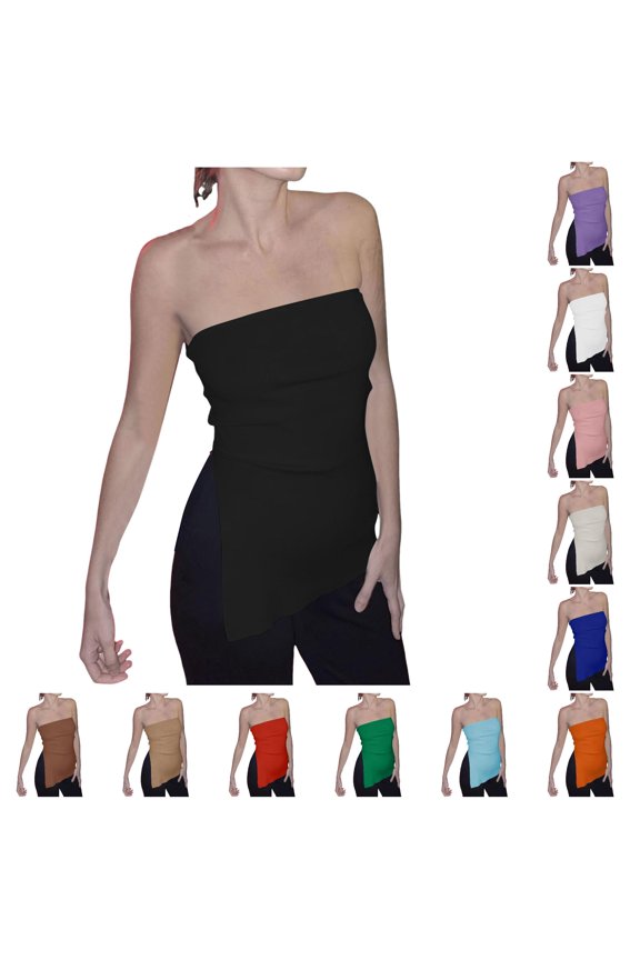 Ladies Strapless Tank Top Tube Top with Shelf Bra Shirt Tube Spandex Tube Top Lace Strapless Tops for Women Transparent Top for Women Inner Shirt Bandeau Bra with Lace Tube Tops for Women