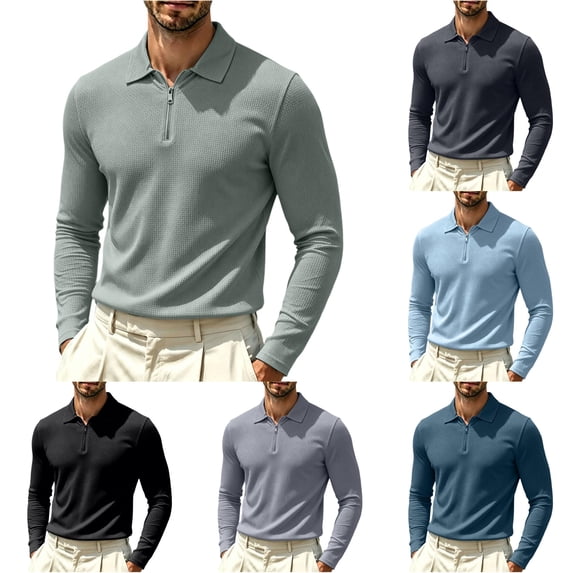 Hauaitttt Lightweight Mesh Zip Long Sleeve Tee for Men – Breathable Ice Silk Athletic Style Comfortable Fit and Quick Drying T Shirts plus Size Men