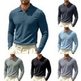 thumbnail image 1 of Hauaitttt Lightweight Mesh Zip Long Sleeve Tee for Men – Breathable Ice Silk Athletic Style Comfortable Fit and Quick Drying T Shirts plus Size Men, 1 of 5